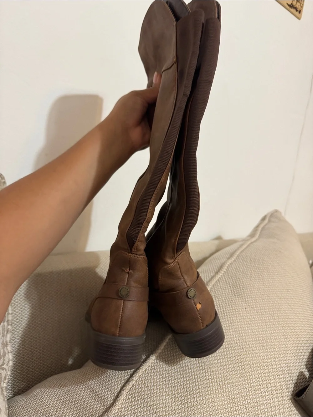 Steve Madden Chestnut Over-the-Knee Riding Boots